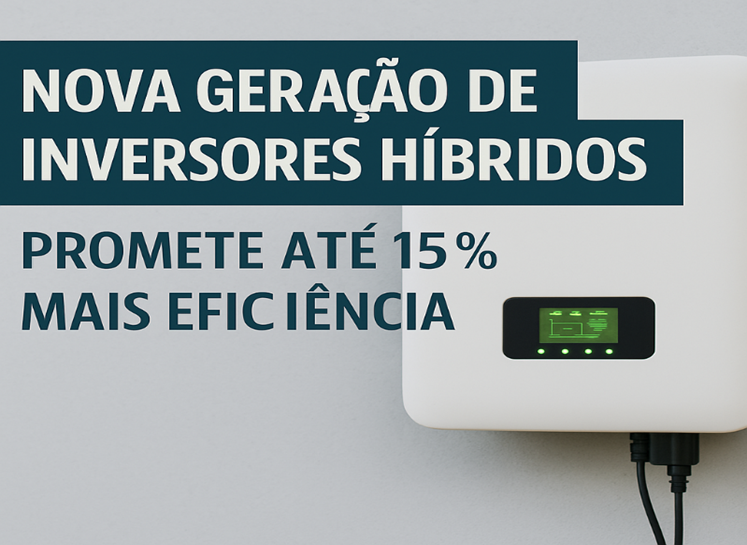 Nova geração de inversores híbridos promete até 15% mais eficiência e maior integração com baterias