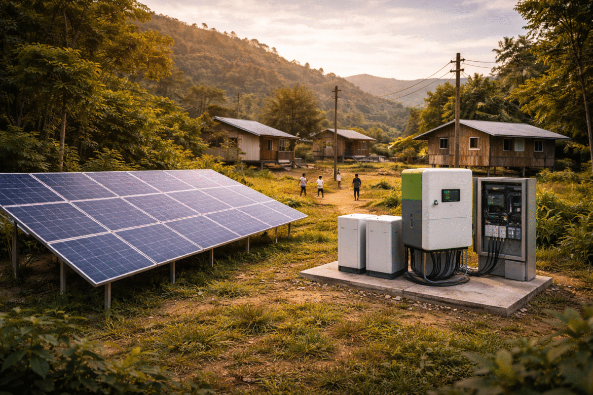 As micro-redes solares off-grid estão consolidando-se como a solução definitiva para a universalização do acesso à energia no Brasil