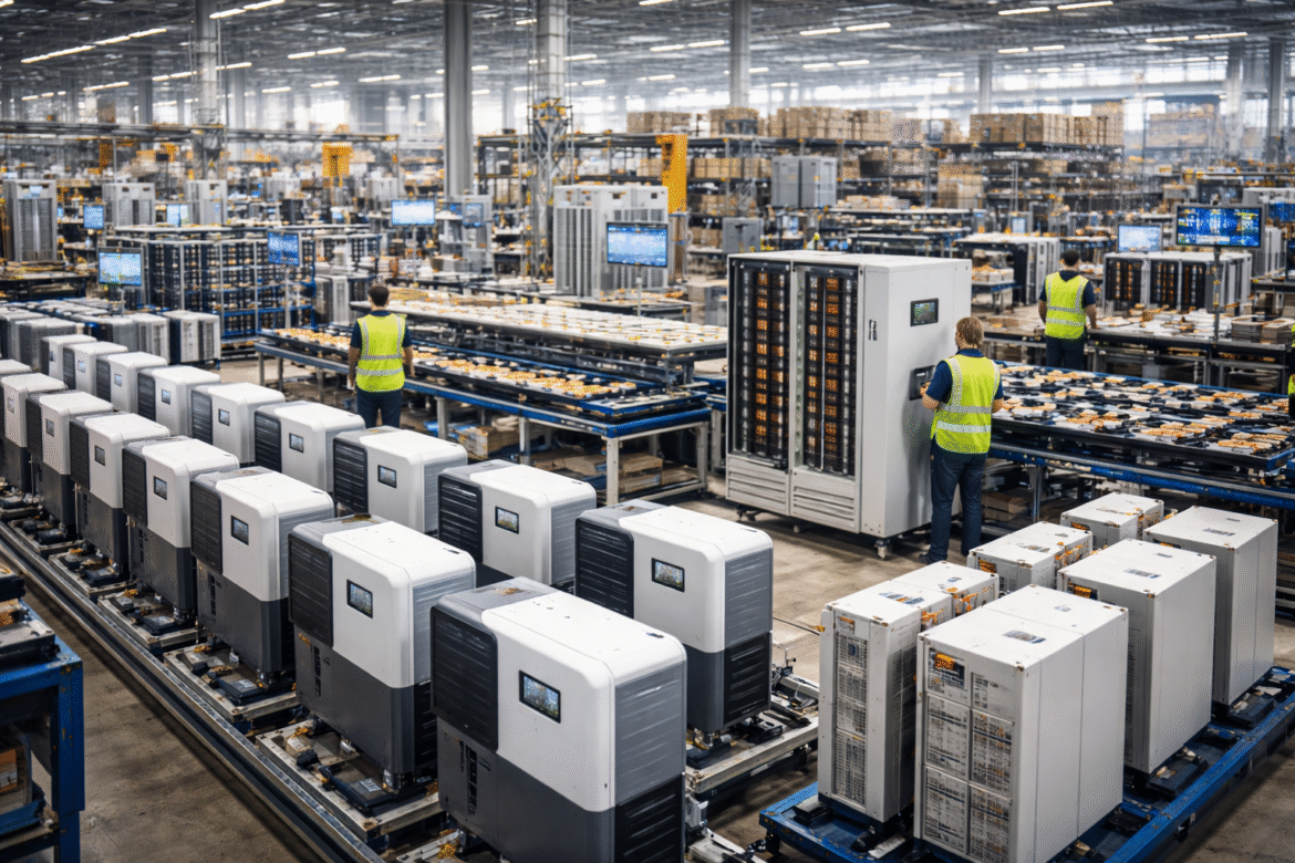 Indústria Global acelera produção de Inversores Híbridos para consolidar o padrão "Solar + Storage" no Brasil