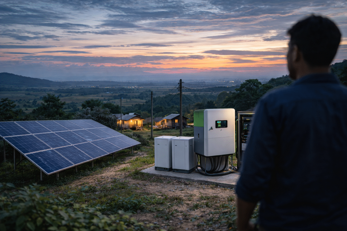 Micro-redes solares off-grid podem redefinir o fornecimento de energia no Brasil. Entenda o impacto desse modelo descentralizado.
