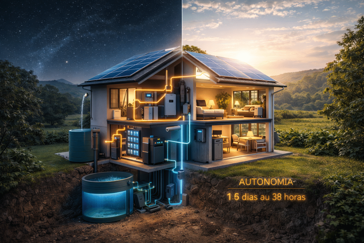 Descubra como funcionam as casas energéticas autônomas 100% off-grid esse modelo pode representar o futuro da habitação sustentável.