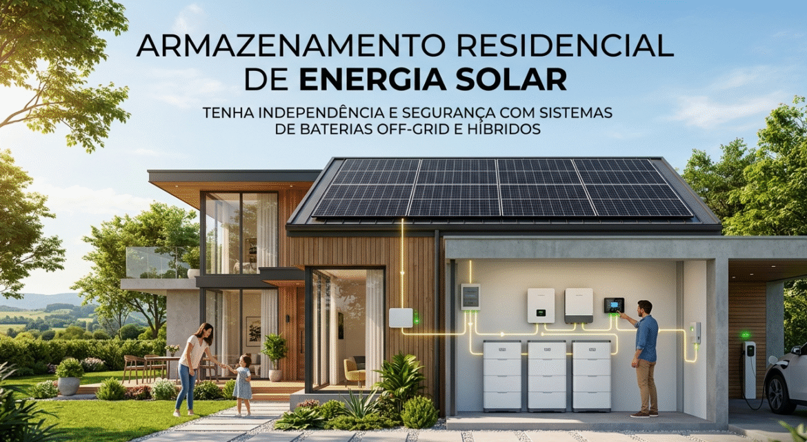 Por que o armazenamento residencial será o próximo grande salto da energia solar no Brasil