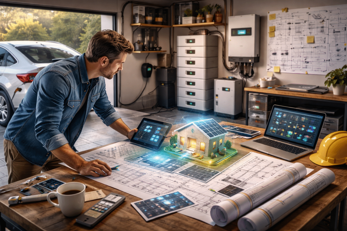 Saiba como planejar a independência energética da sua casa em 5 etapas com energia solar e baterias, reduzindo custos e aumentando autonomia.