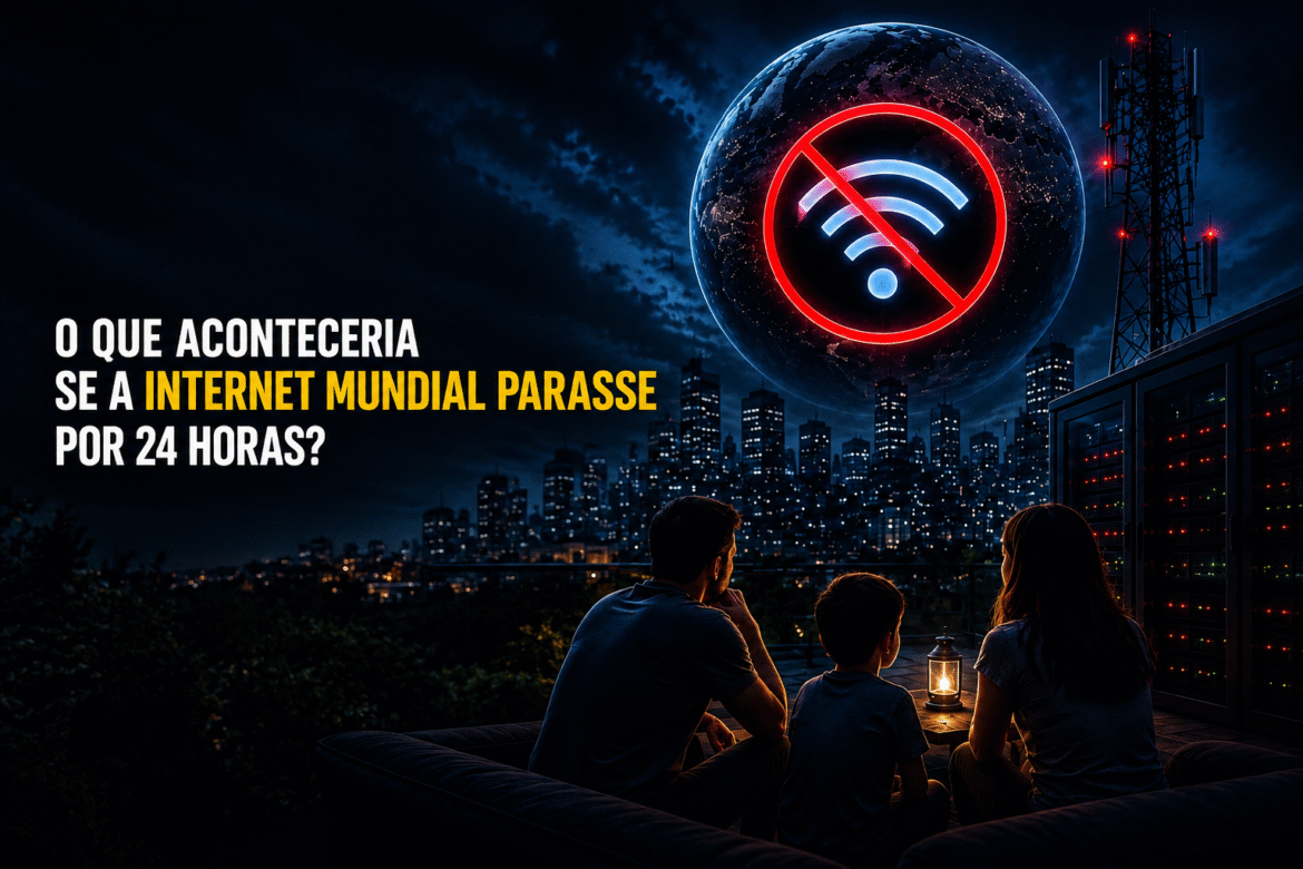 Entenda como internet e energia elétrica estão conectadas e descubra os impactos de uma paralisação global da internet por 24 horas.