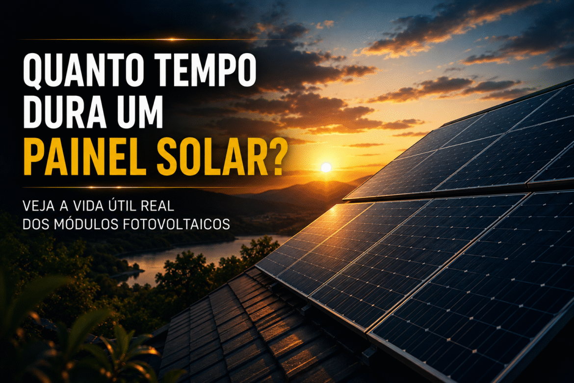 Descubra quanto tempo dura um painel solar, como ocorre a perda de eficiência ao longo dos anos e o que fazer para aumentar a vida útil dos módulos fotovoltaicos.