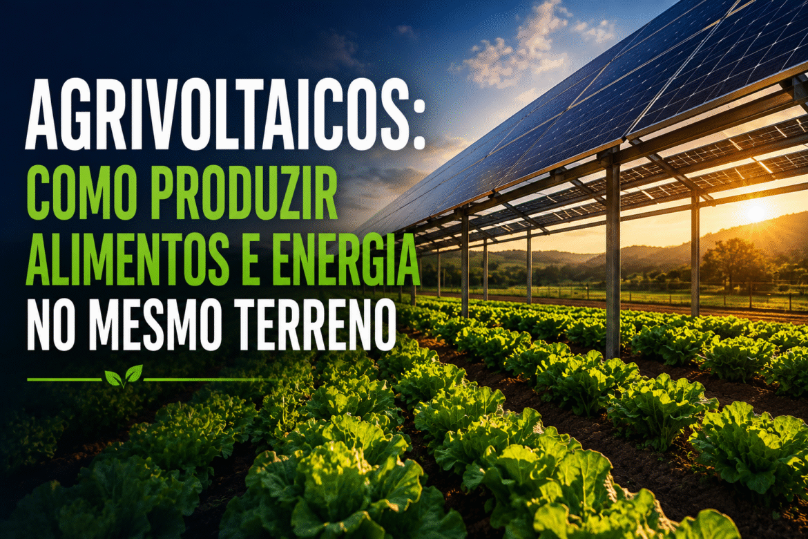 Descubra os agrivoltaicos, tecnologia que integra agricultura e energia solar para aumentar produtividade, economizar recursos e gerar renda.