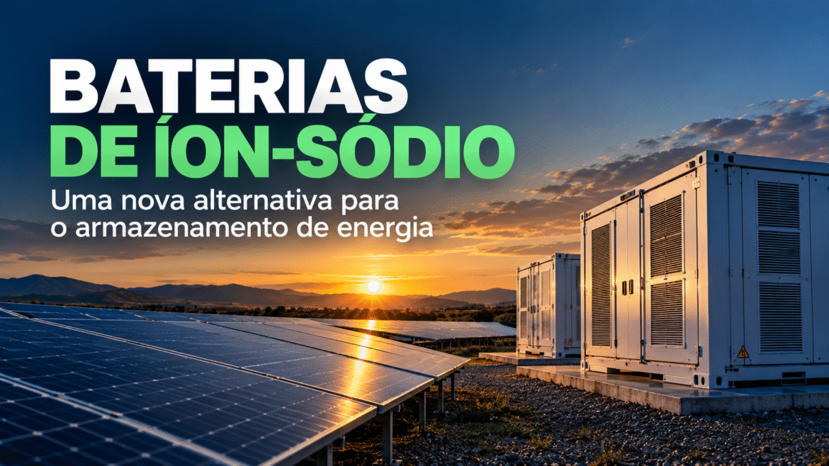 Baterias de íon-sódio podem ampliar as opções de armazenamento de energia solar. Entenda vantagens, limitações e aplicações.